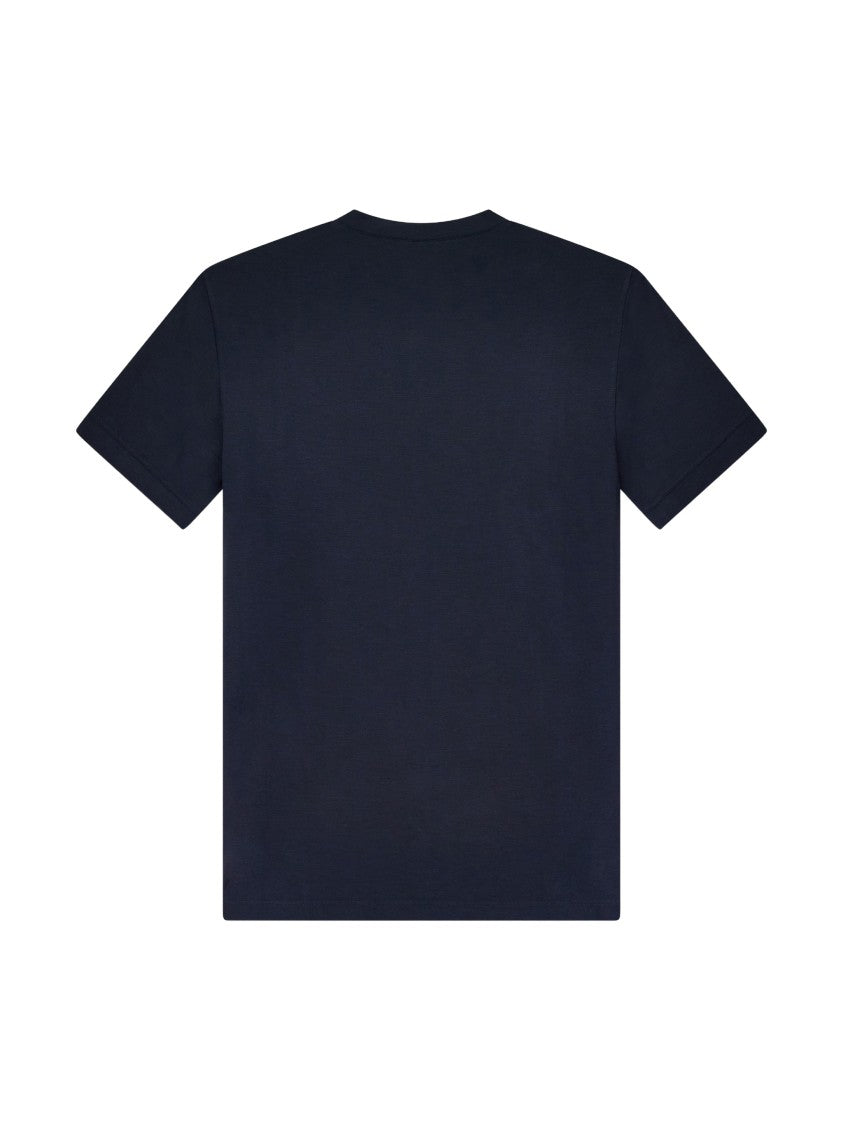 Giorgio Armani Blue Stretch Viscose Crewneck T-Shirt