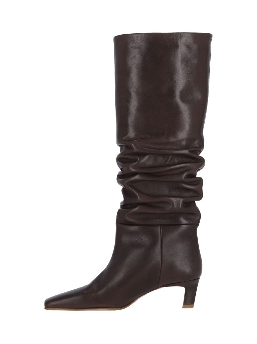 Alohas Black Kalila Calf Leather Boots