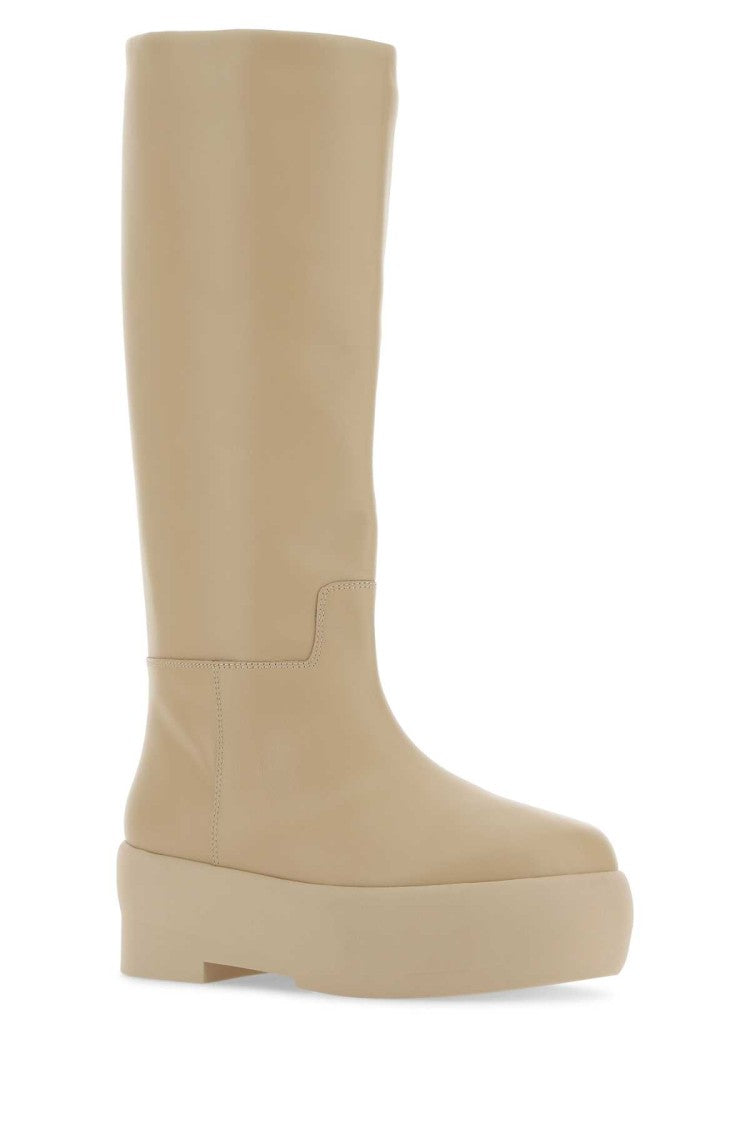 Gia Borghini Sand Leather Gia 16 Boots