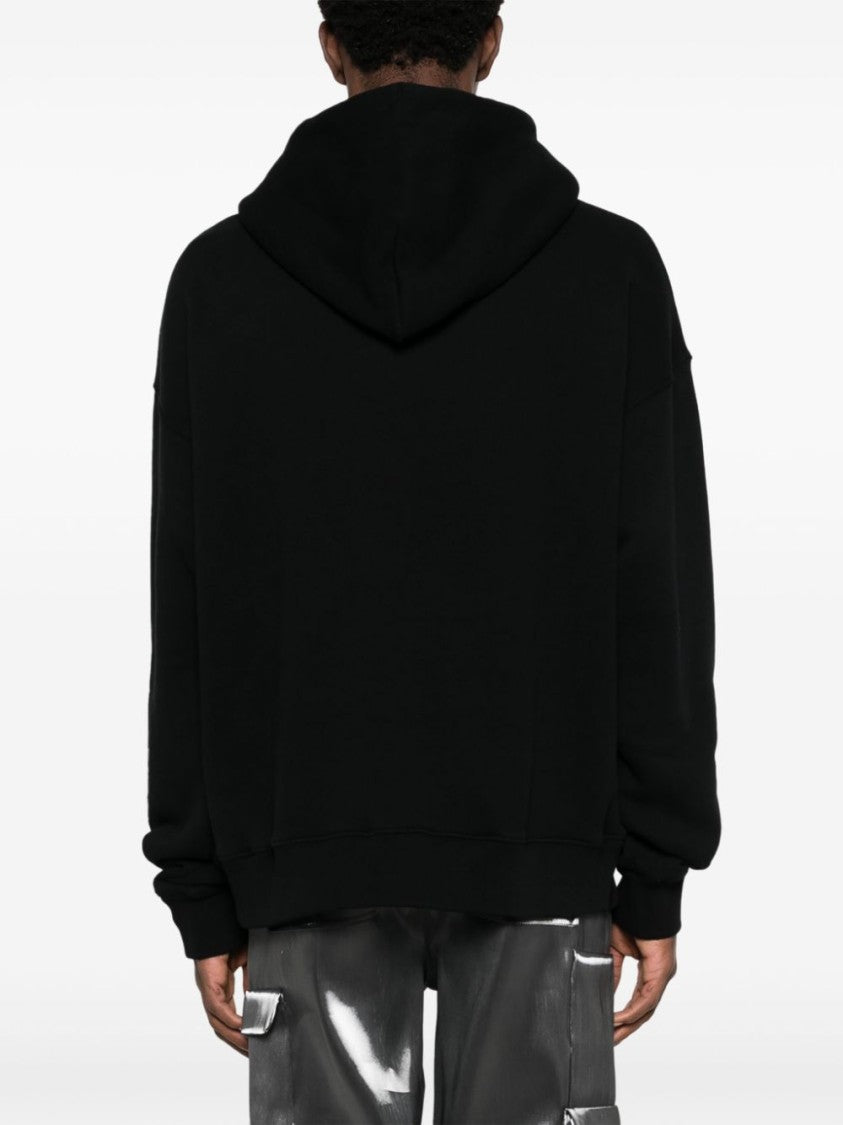 Off-White Relaxed Fit Black Hoodie
