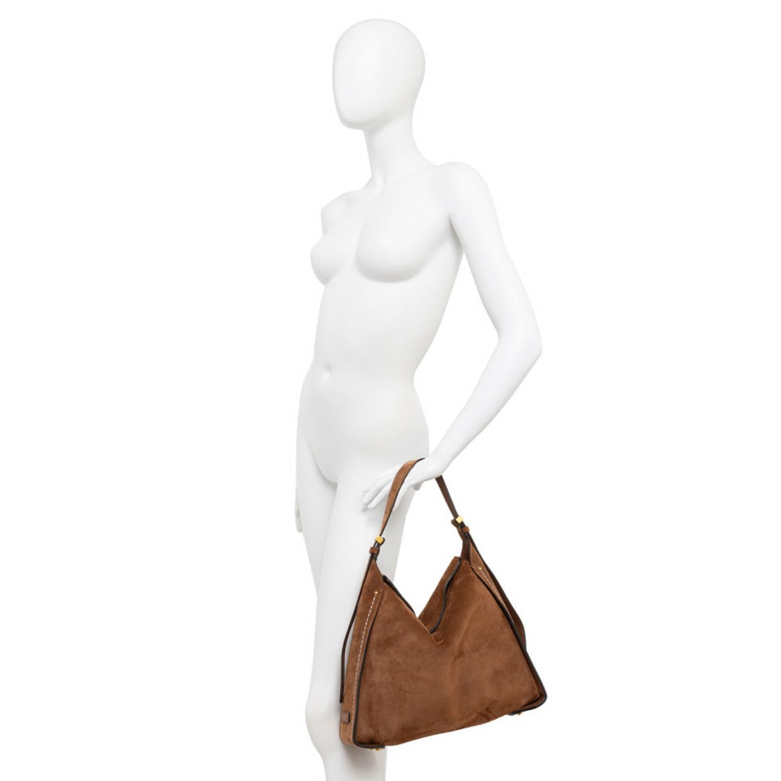 Gianni Chiarini Cognac Penelope Suede Bag