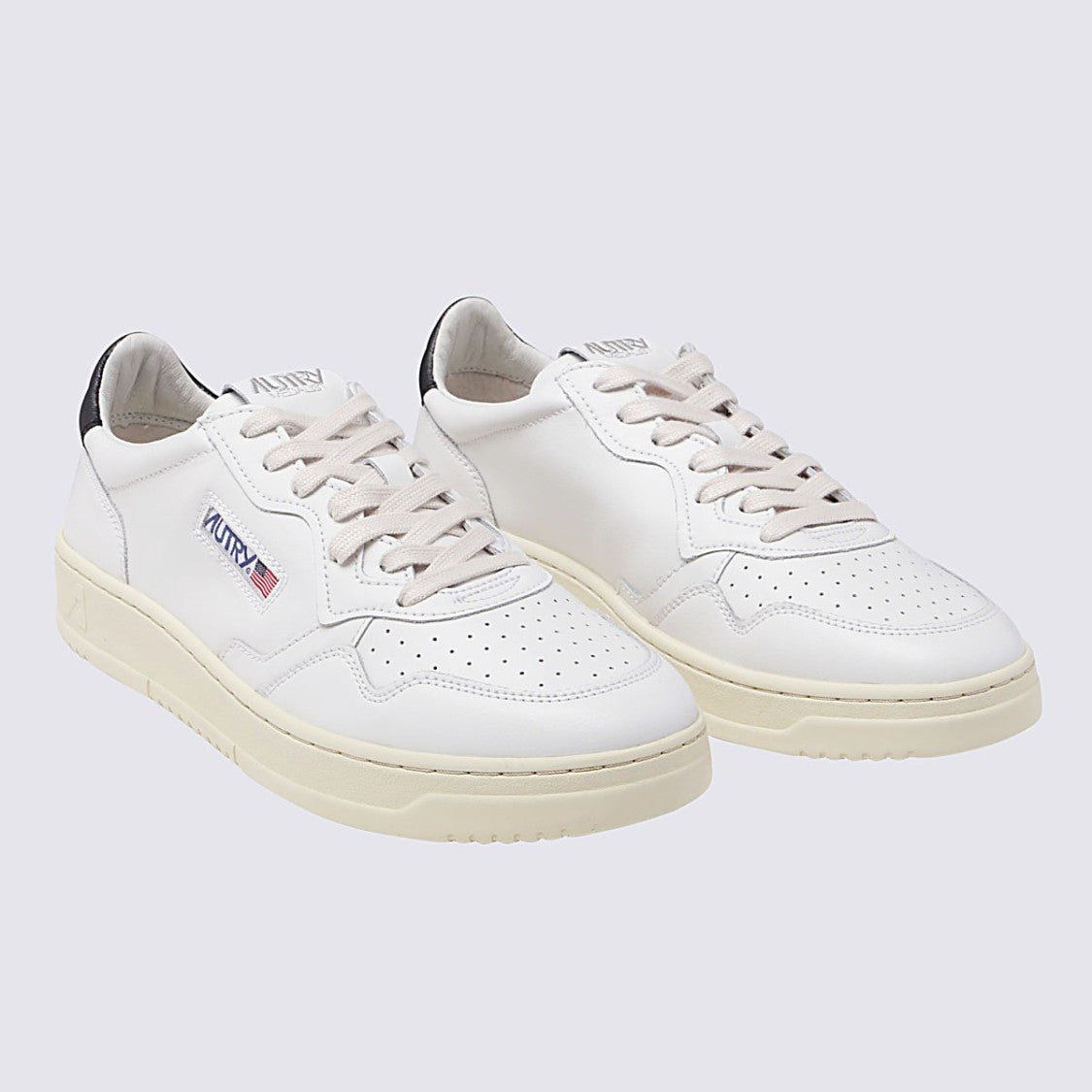 Autry Low-Top White Leather Sneakers