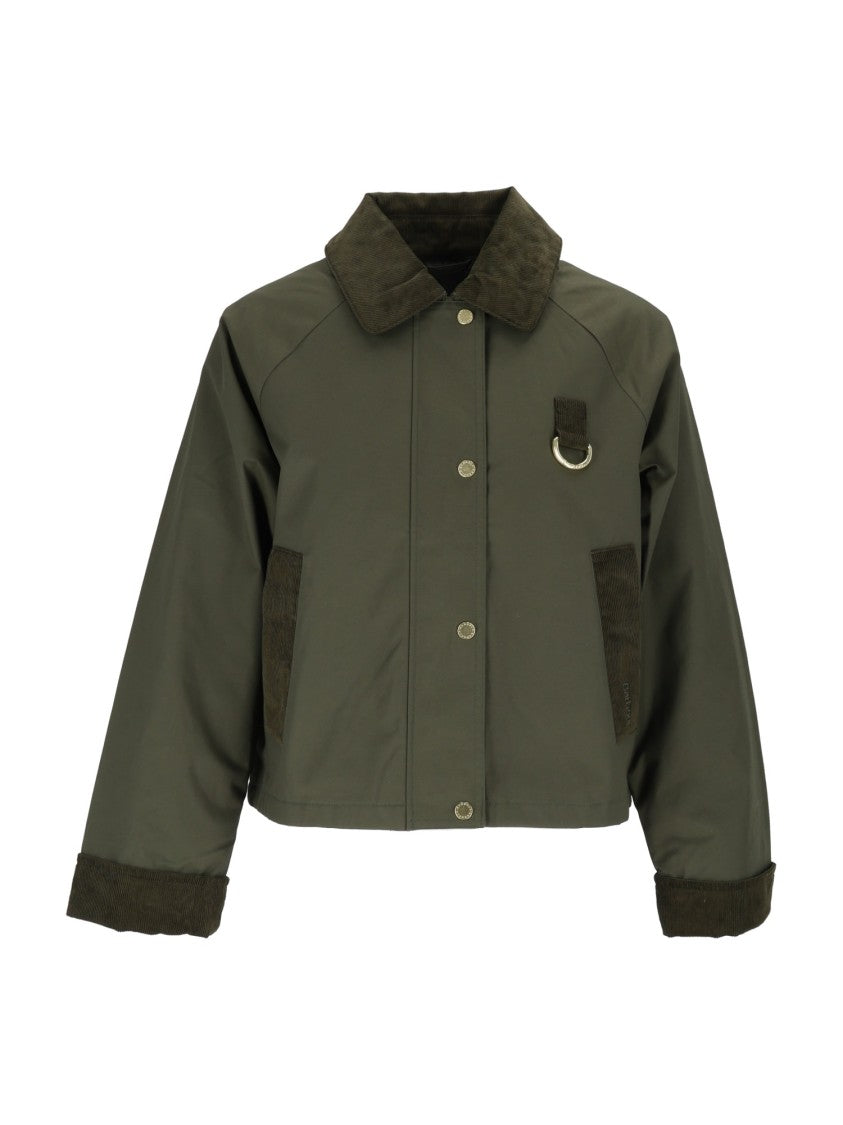 Barbour Wendy Structured Cropped Fabric Casual Jacket