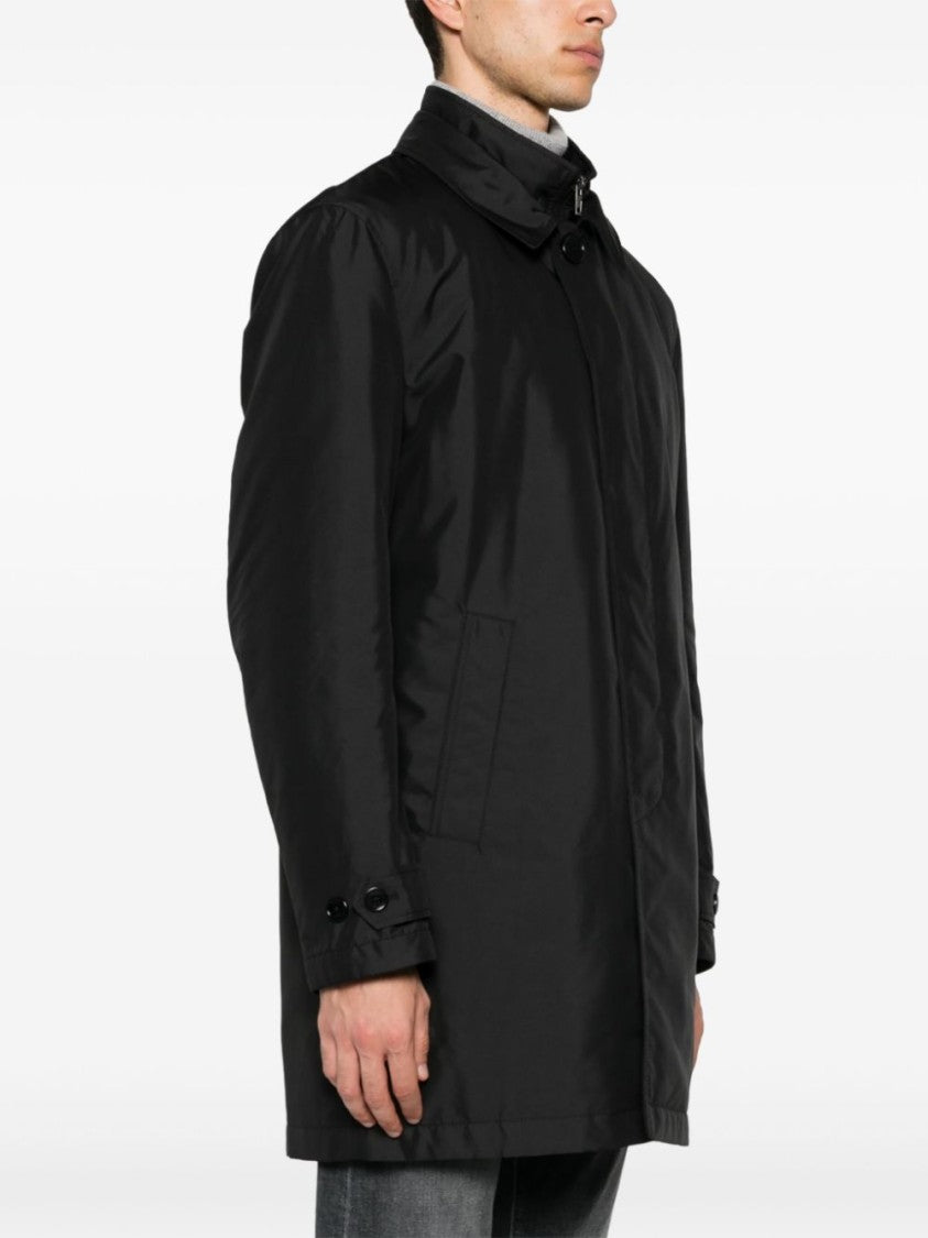Fay Black Morning Waterproof Coat