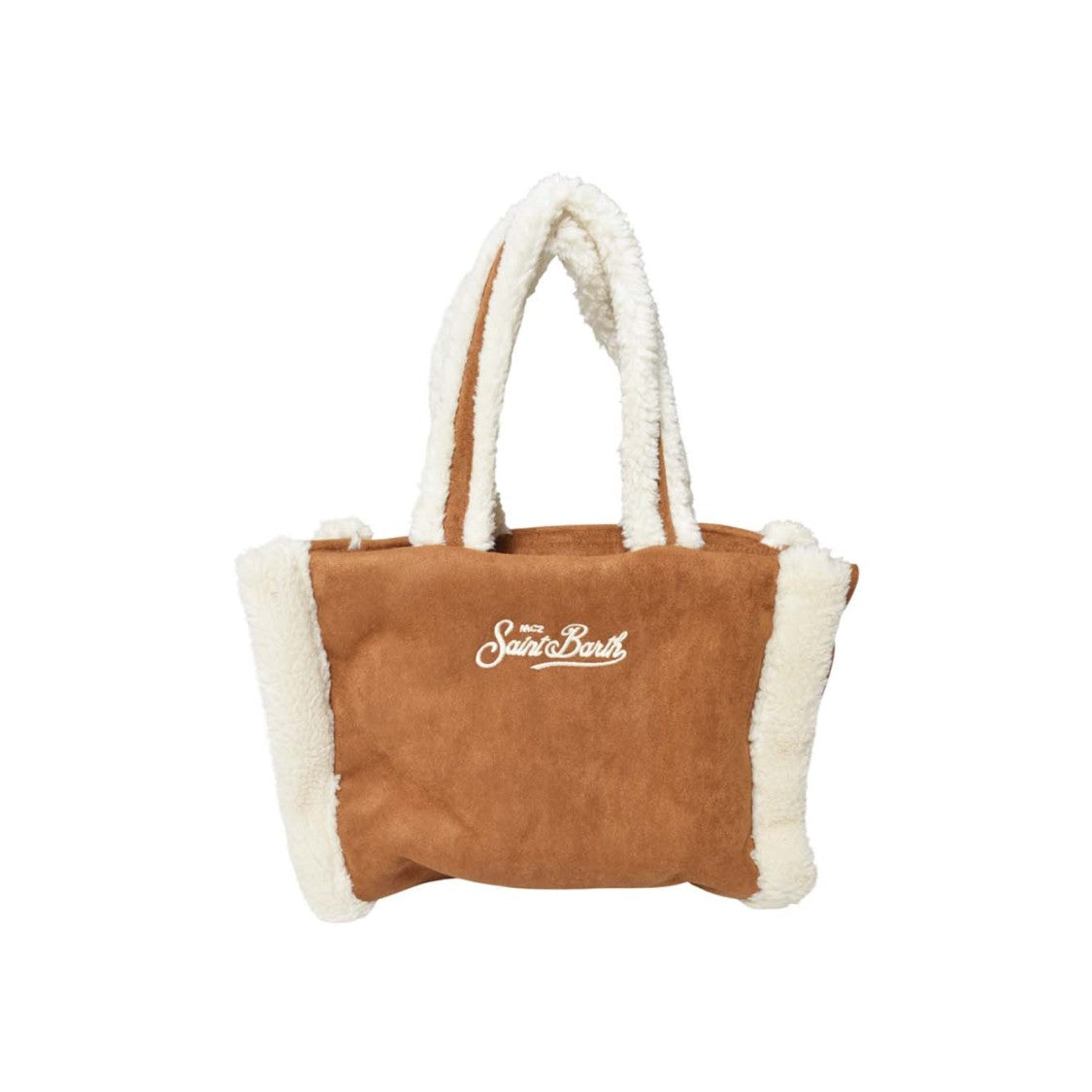 Mc2 Saint Barth Structured Camel Bag With Minimalist Design