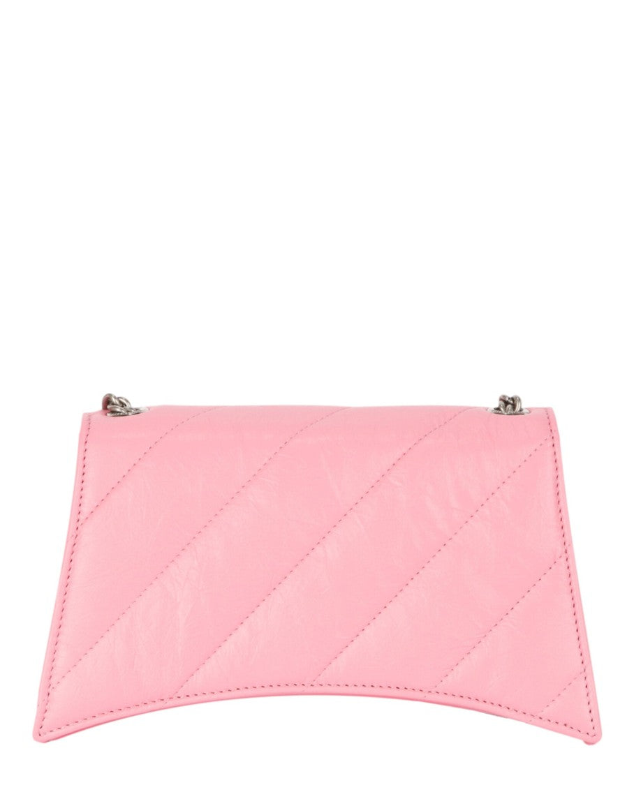 Balenciaga Xs Quilted Crush Leather Shoulder Bag