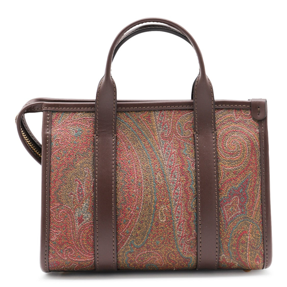 Etro Mini Arnica Top Handle Bag With Paisley Pattern