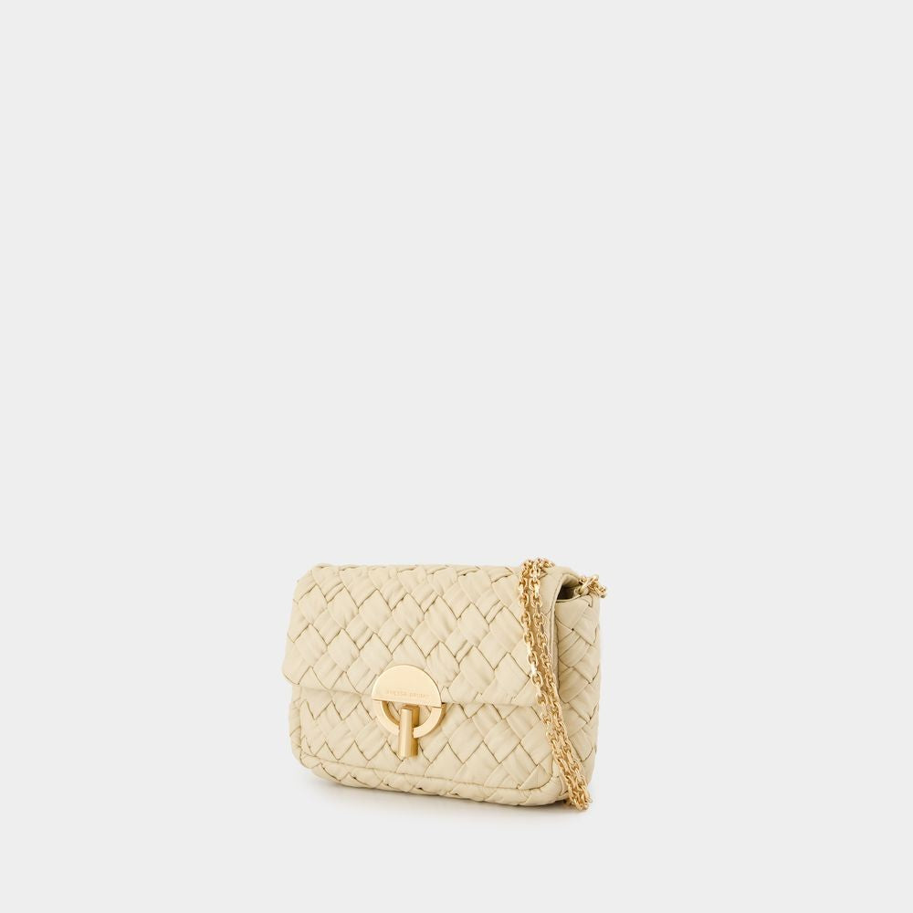 Vanessa Bruno Moon Handbag - Leather - Beige
