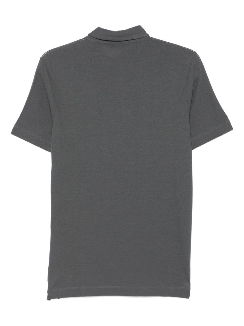 Zanone Grey Polo Shirt