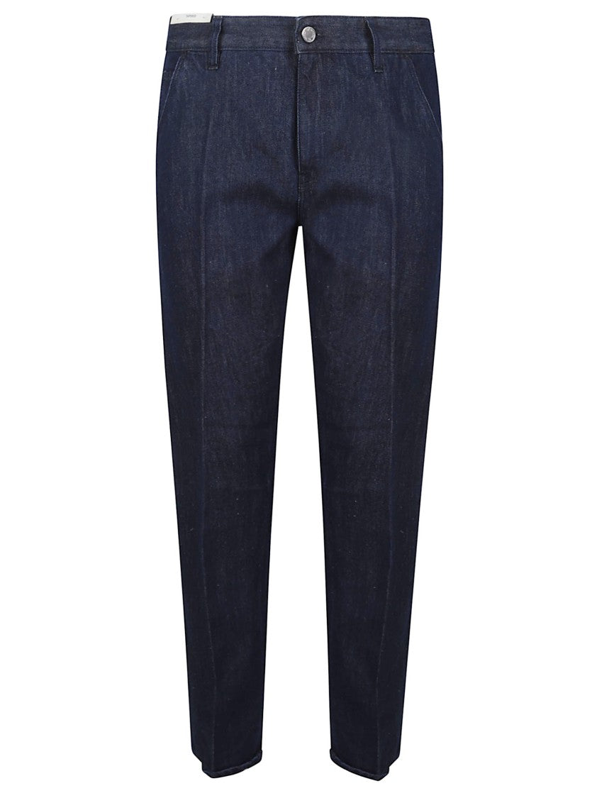 Pt Torino Dark Indigo Indie Cotton-Blend Jeans