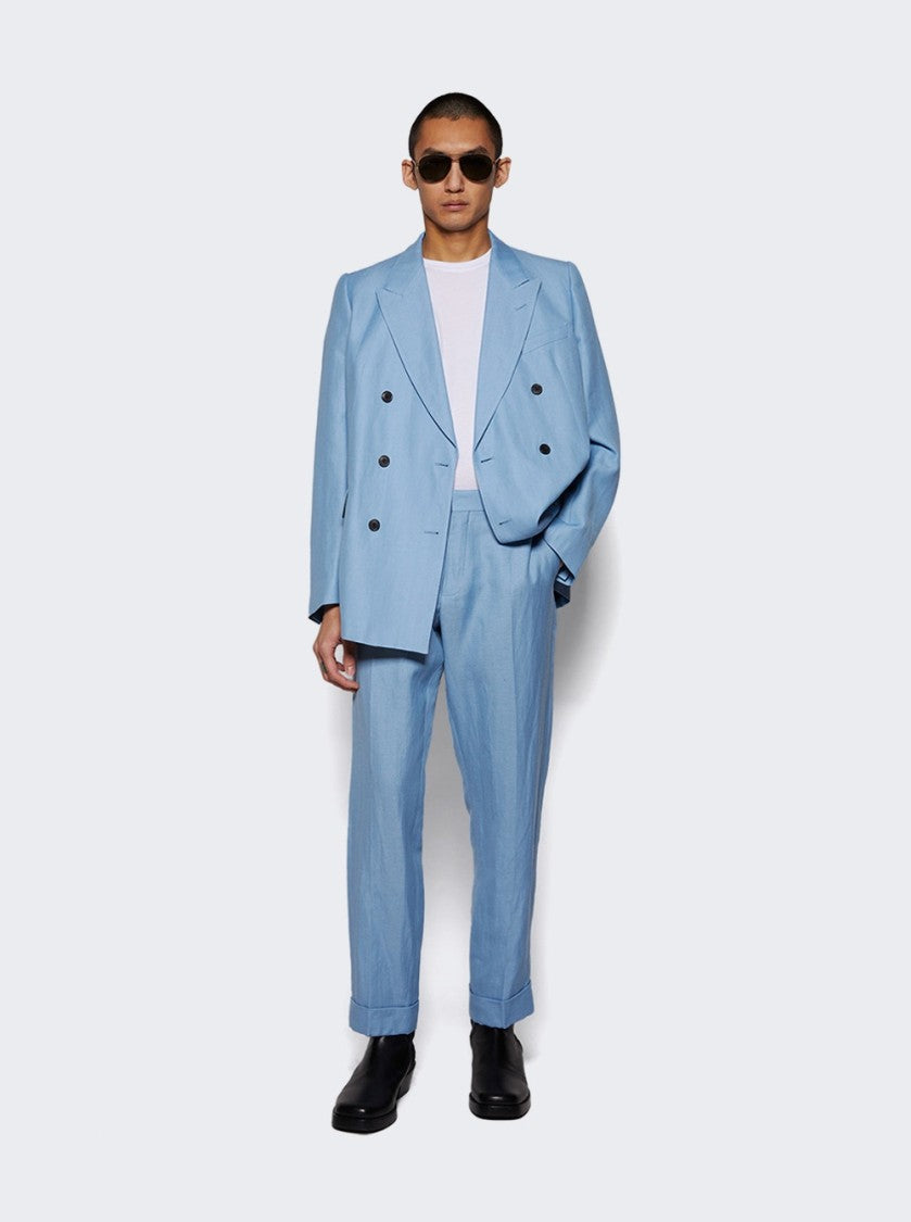 Dries Van Noten Philip Pants Light Blue