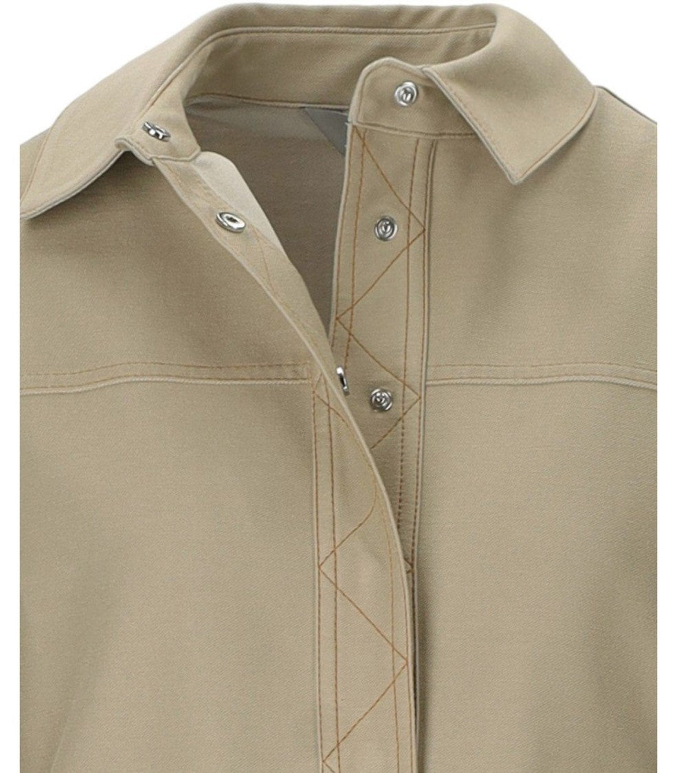 Max Mara Lepre Beige Denim Effect Jacket