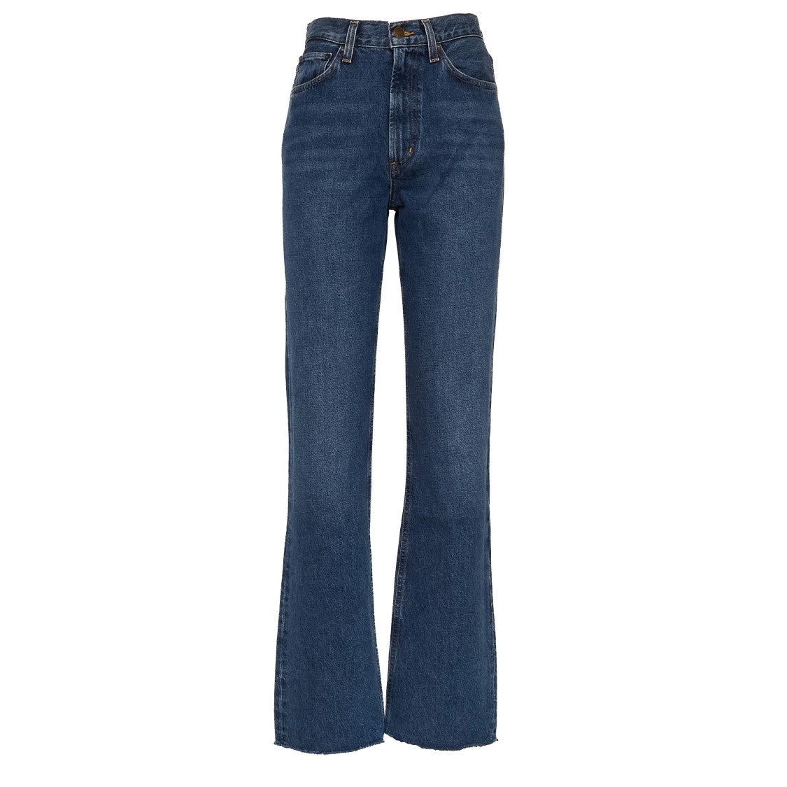 Agolde Leena Mid Rise Fringed Jeans