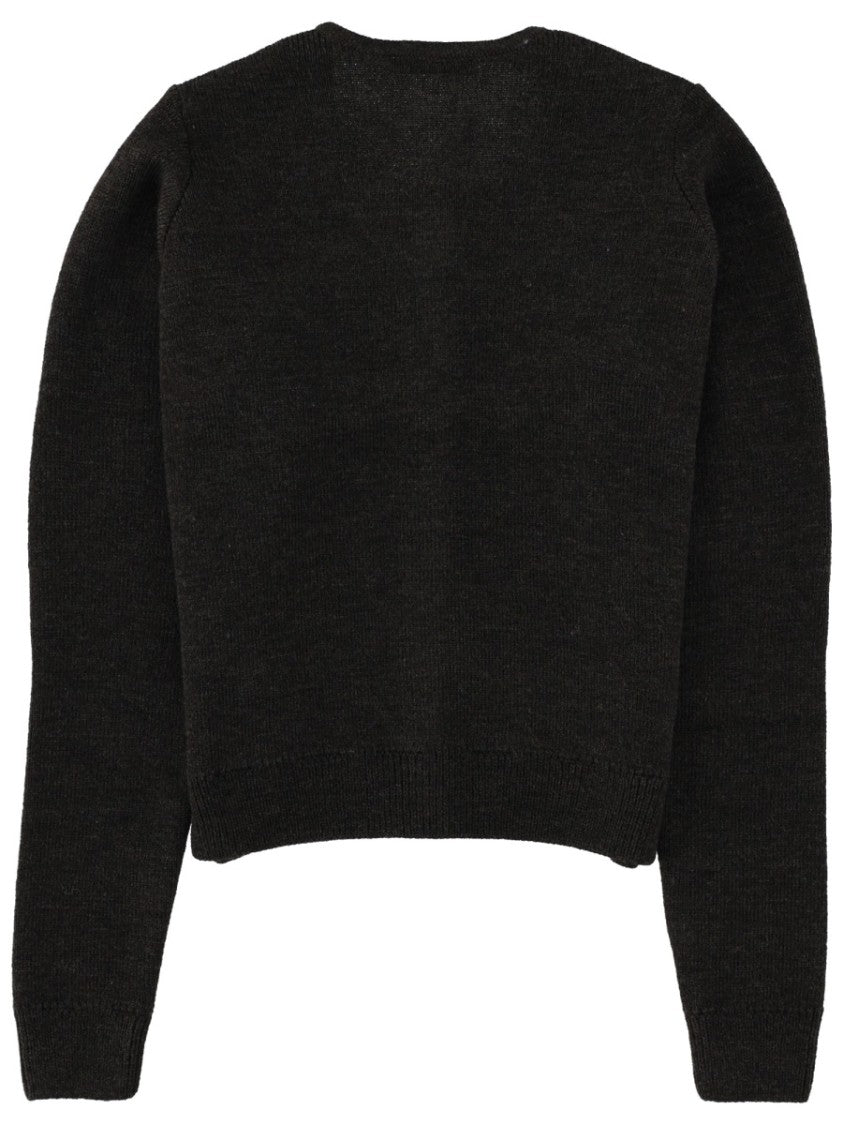 Lemaire Neutrals Alpaca Blend Cropped Cardigan