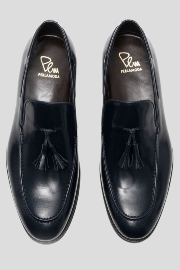 Philippe Lang Moccasins Leather In Navy