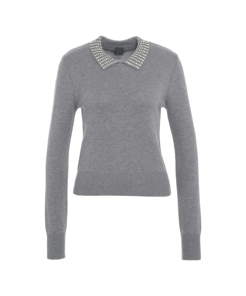 Pinko Ventotene' Rhinestone Sweater