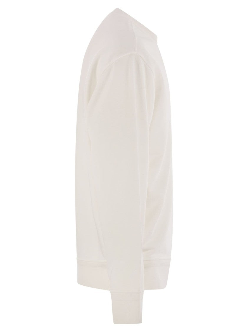 C.P. Company Resist Dyed Cotton Sweatshirt With Lens Pocket