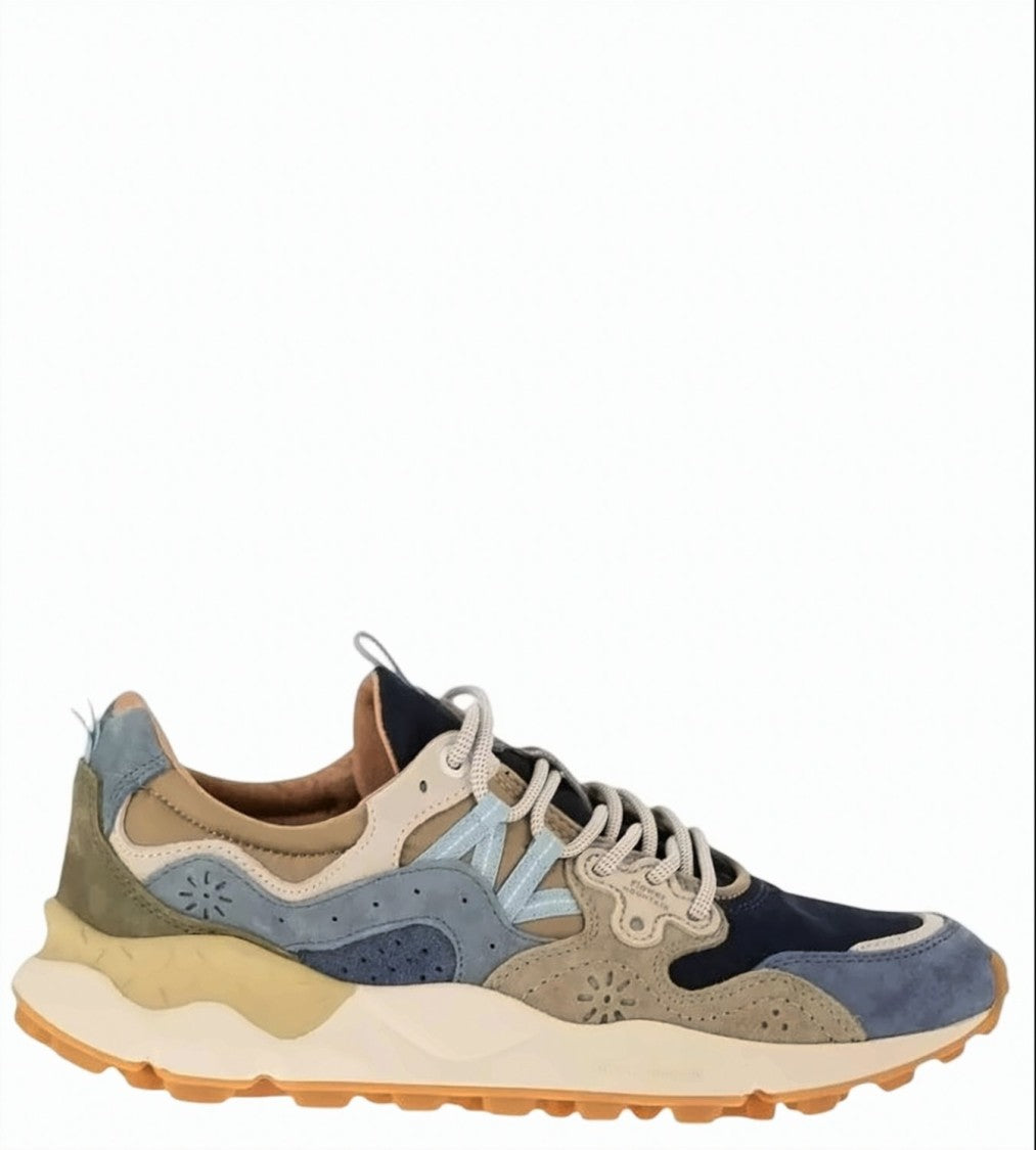Flower Mountain Yamano Navy Khaki Sneakers