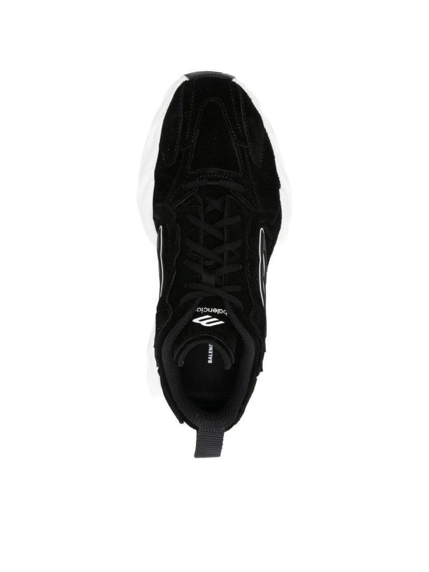 Balenciaga Monday Suede Logo Sneakers