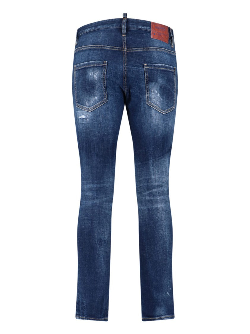 Dsquared2 Straight-Leg Jeans With Traditional Five-Pocket Design