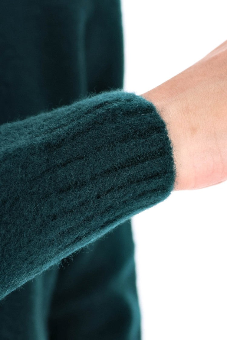 Drumohr Brushed Wool Crewneck Sweater