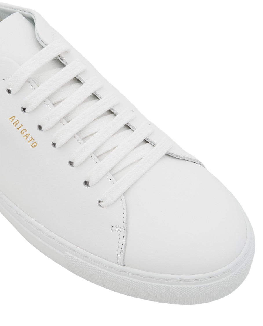 Axel Arigato Minimalist Leather Sneakers With Gold Logo Detail
