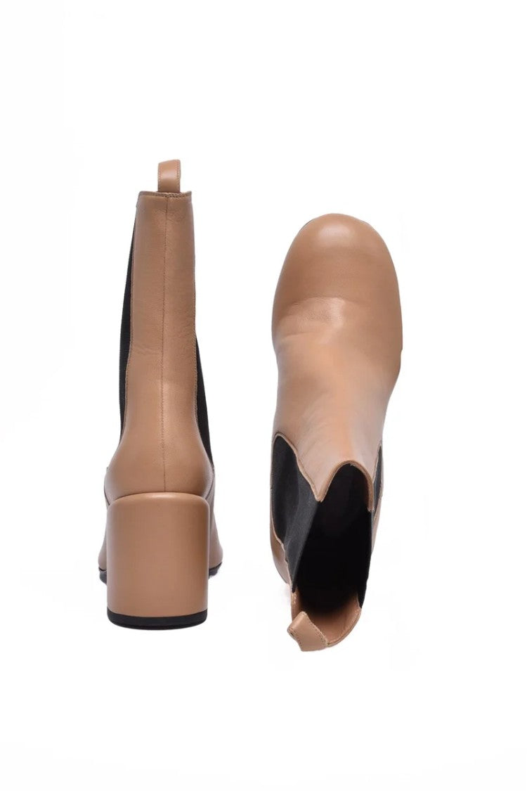 Laurence Dacade Beige Leather Ankle Boots