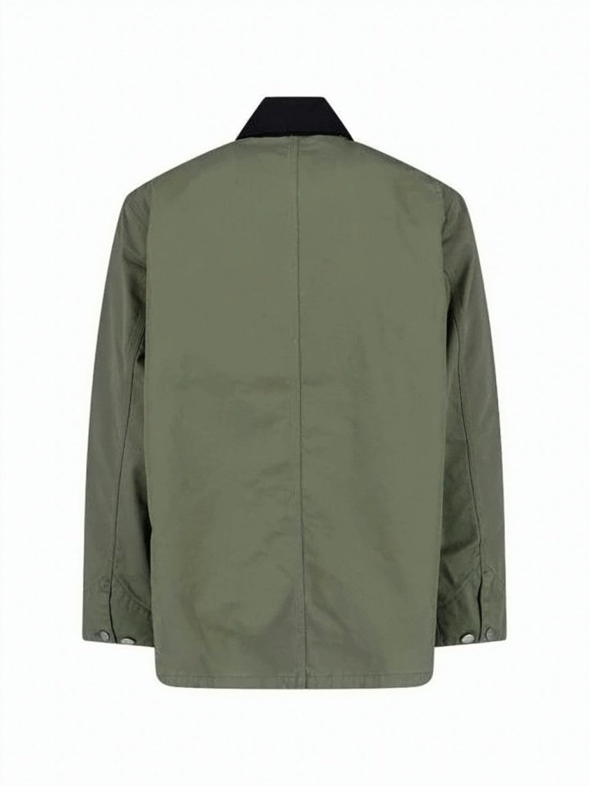 Carhartt Wip Boxy Cotton Jacket With Button-Up Front