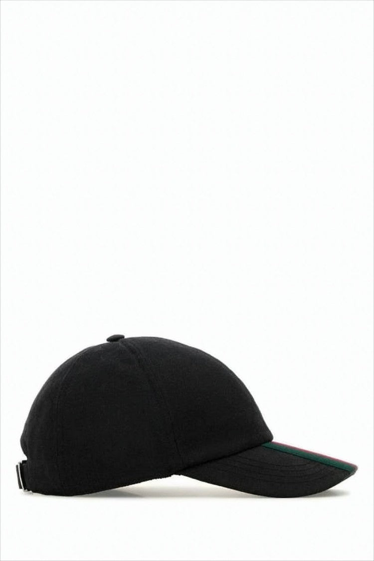 Gucci Classic Six-Panel Cap With Green