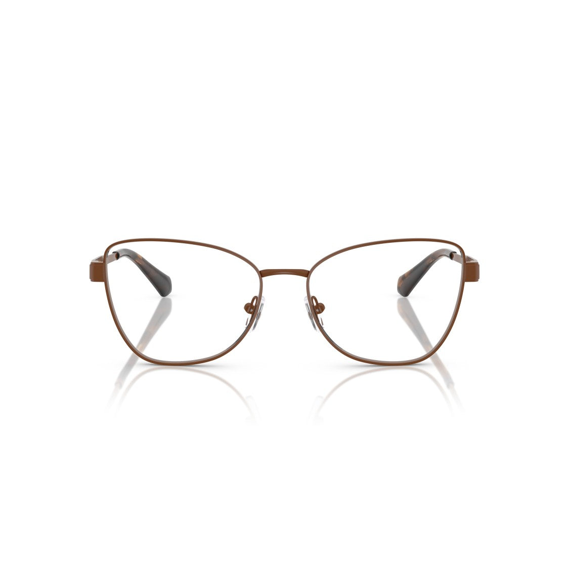 Michael Kors 0Mk3085 Sleek Tortoiseshell-Patterned Metal Frame Eyeglasses