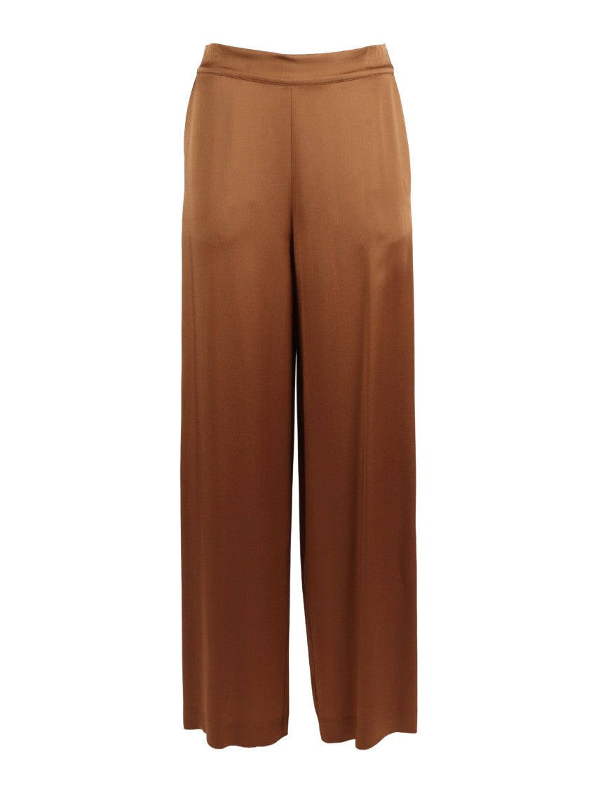 Clips High Waisted Fluid Straight-Leg Pants