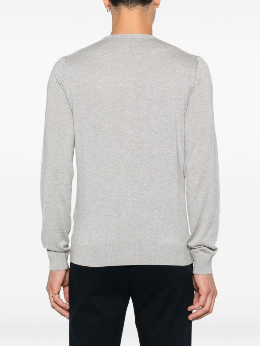 Alpha Studio Fine Knit Silk And Cashmere Sweater