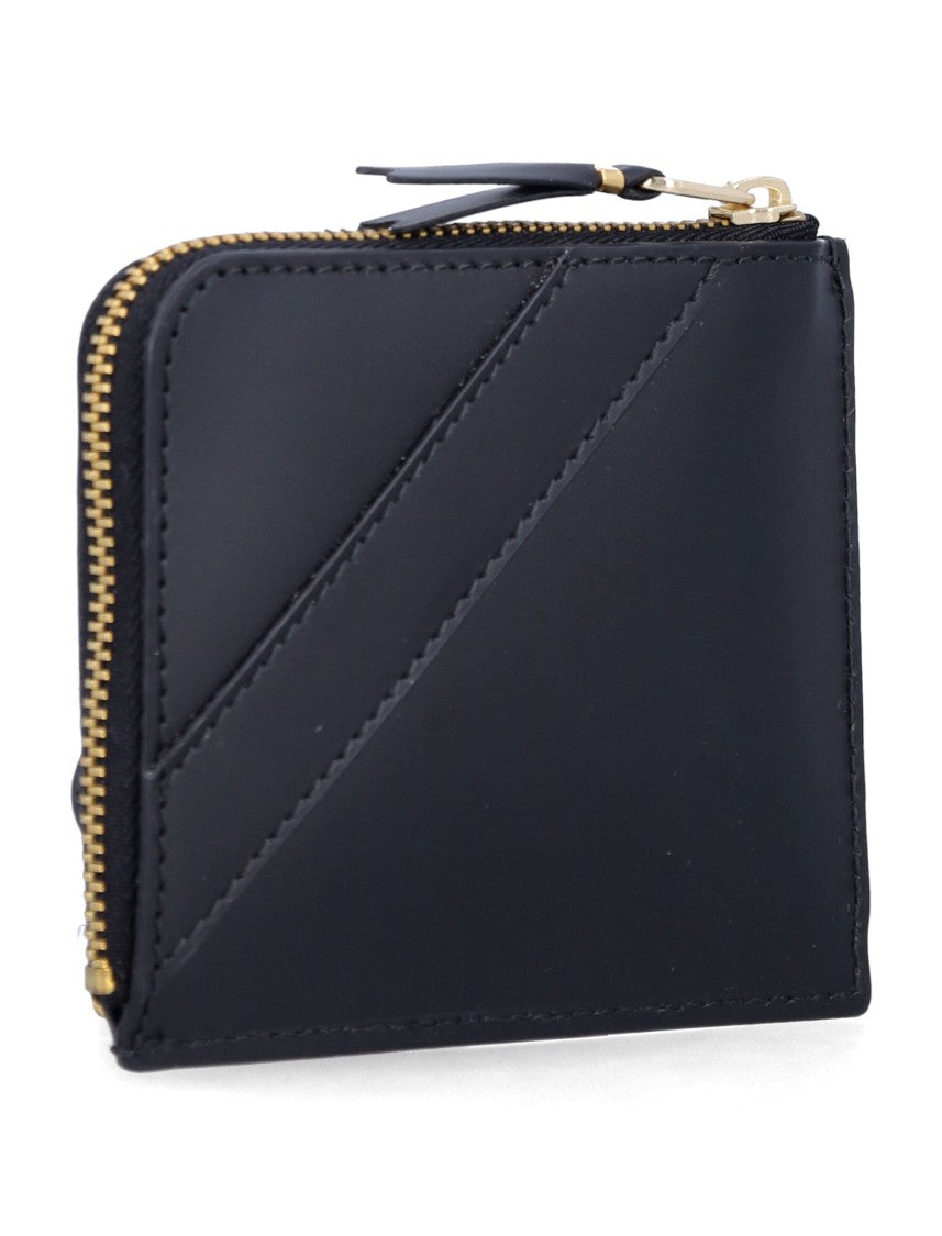 Comme Des Garçons Big Bow Zip-Around Wallet With Sculpted Appliqué