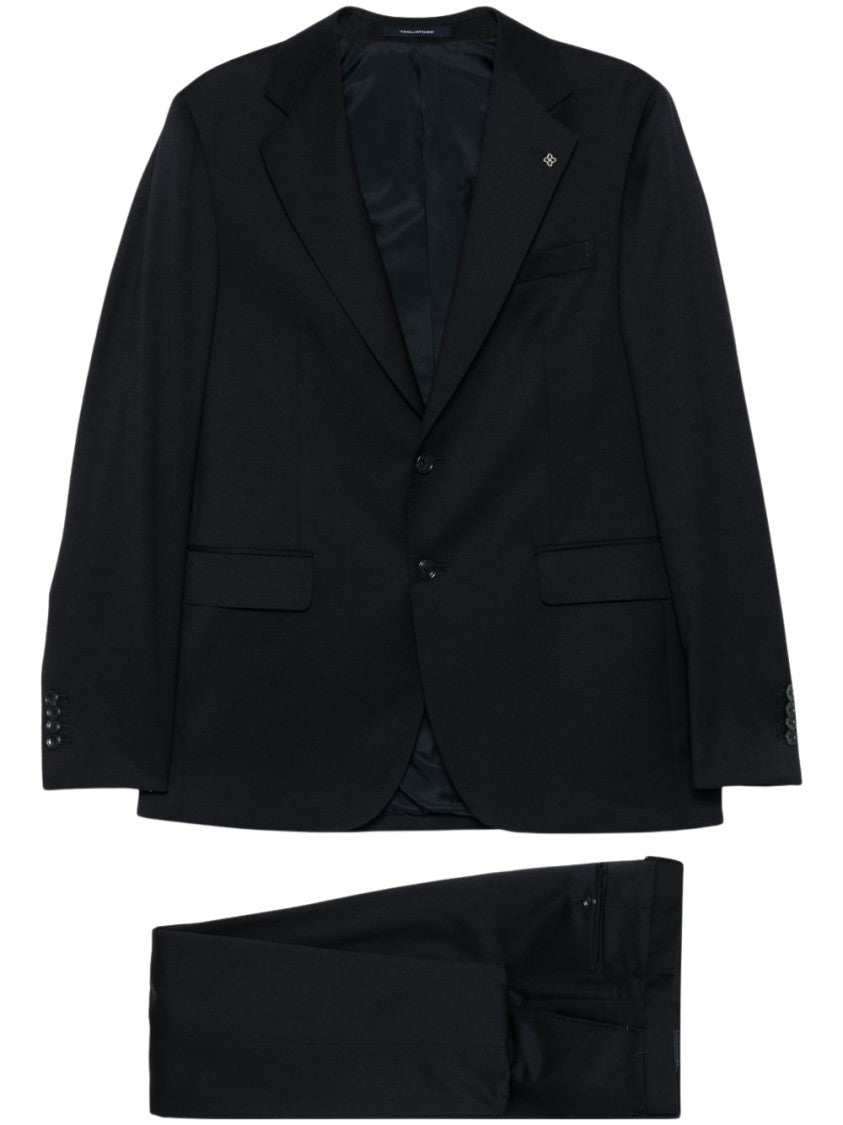 Tagliatore Prussian Blue Tailored Suit Jacket
