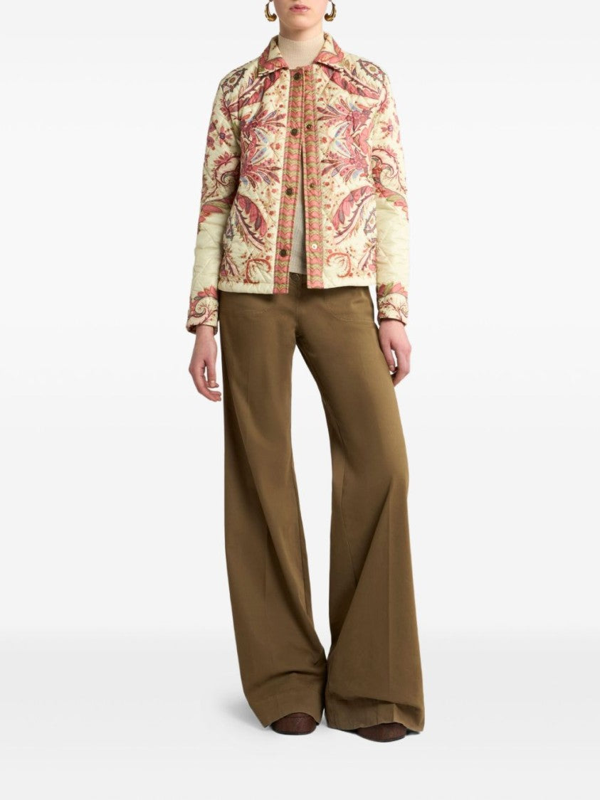 Etro Quilted Floral Pattern Jacket