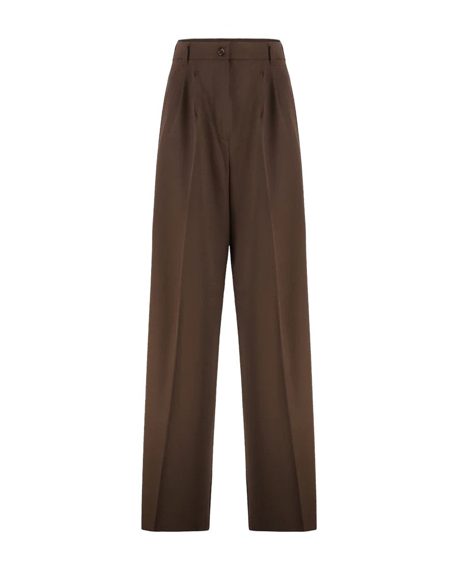 Max Mara Garenna Dark Brown Trousers