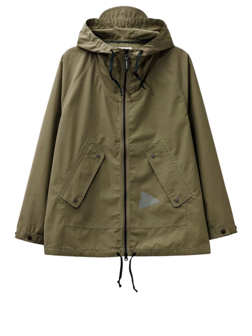 And Wander Nylon Blend Jacket With Adjustable Hood