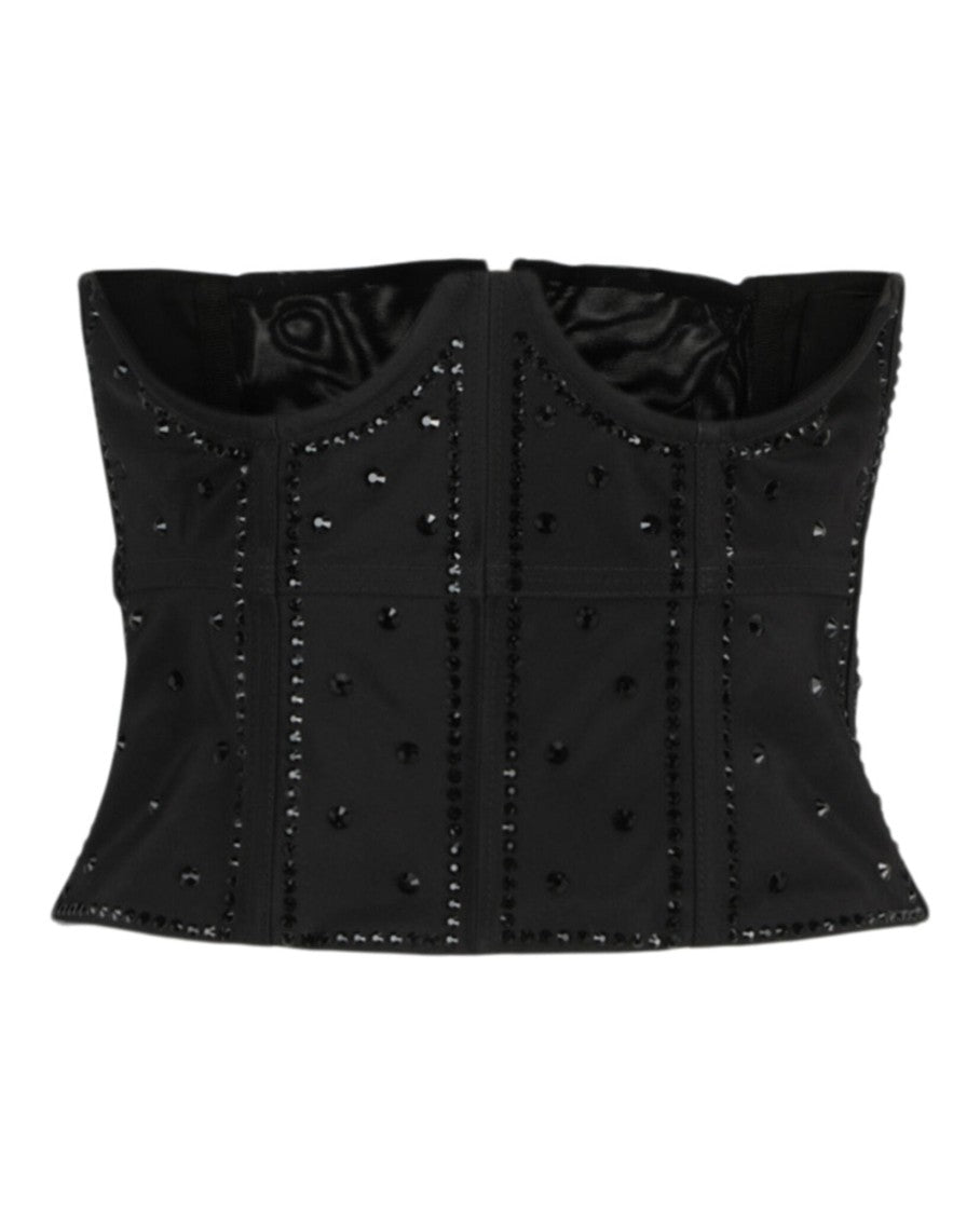 Gucci Sequin Embroidered Corset Top