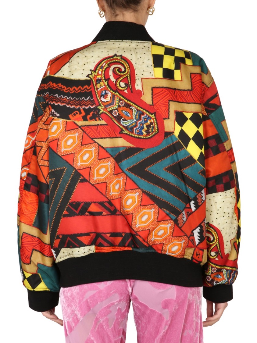 Etro Patchwork Bomber Jacket