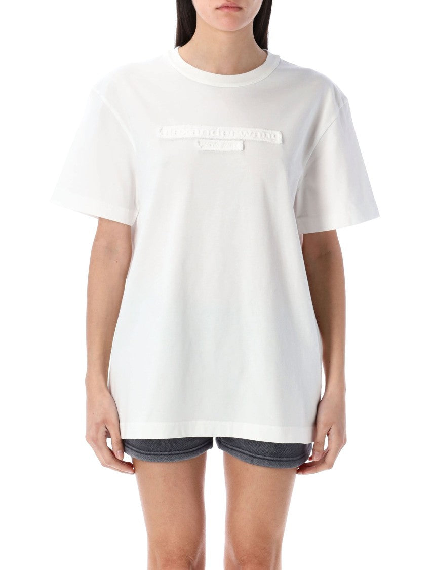 Alexander Wang Distressed Logo T-Shirt