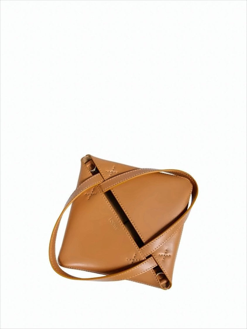 Loewe Structured Smooth Calf Leather Shoulder Bag