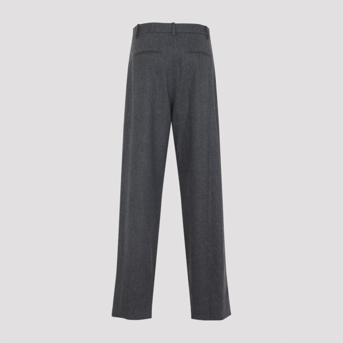 Khaite Tailored Straight-Leg Trousers In Soft Wool-Cashmere Blend
