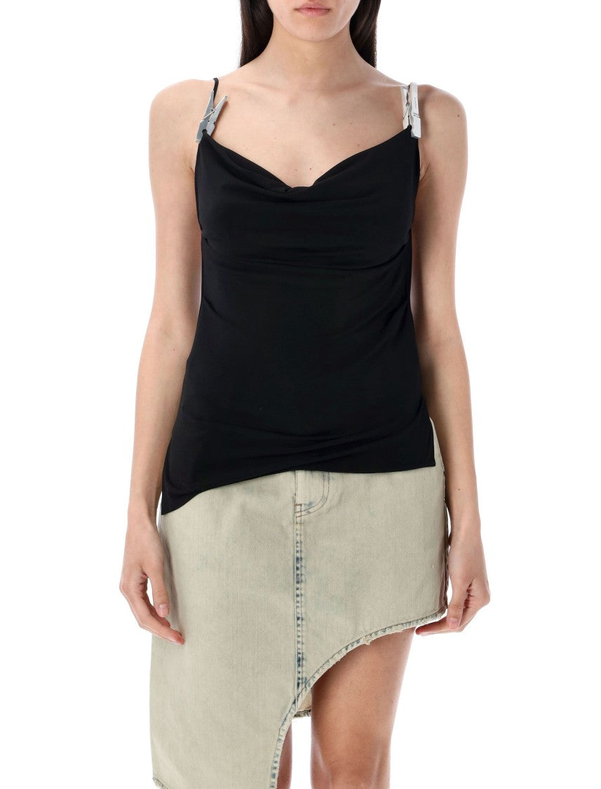 Coperni Draped Washing Clip Gala Top