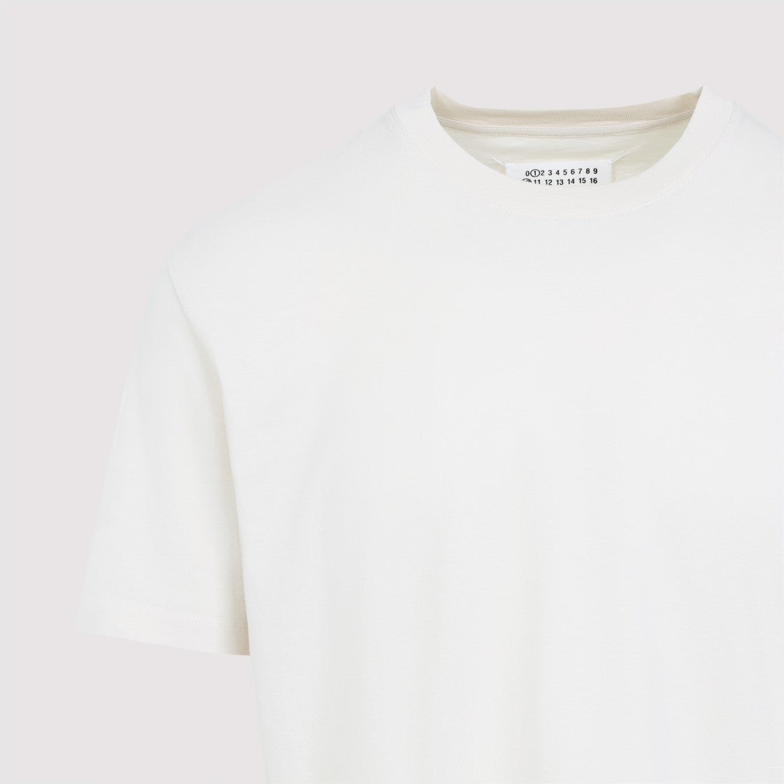 Maison Margiela Shades Of Ecru Cotton T-Shirts