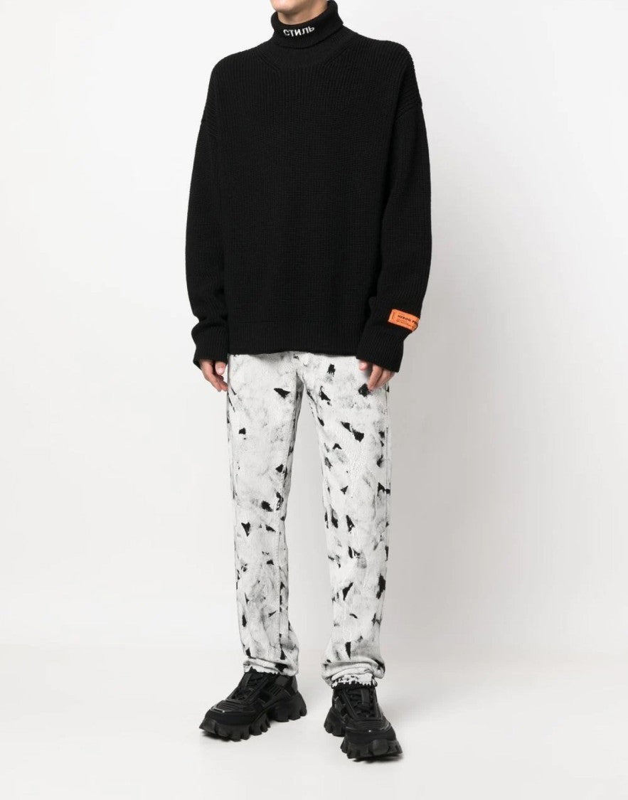 Heron Preston Ctnmb Knit Rollneck Sweater