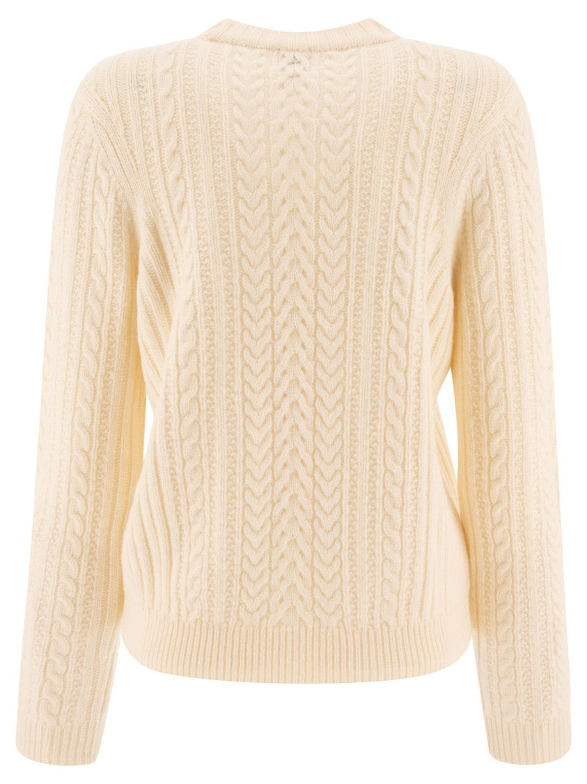 Ines De La Fressange Cable Knit Sweater