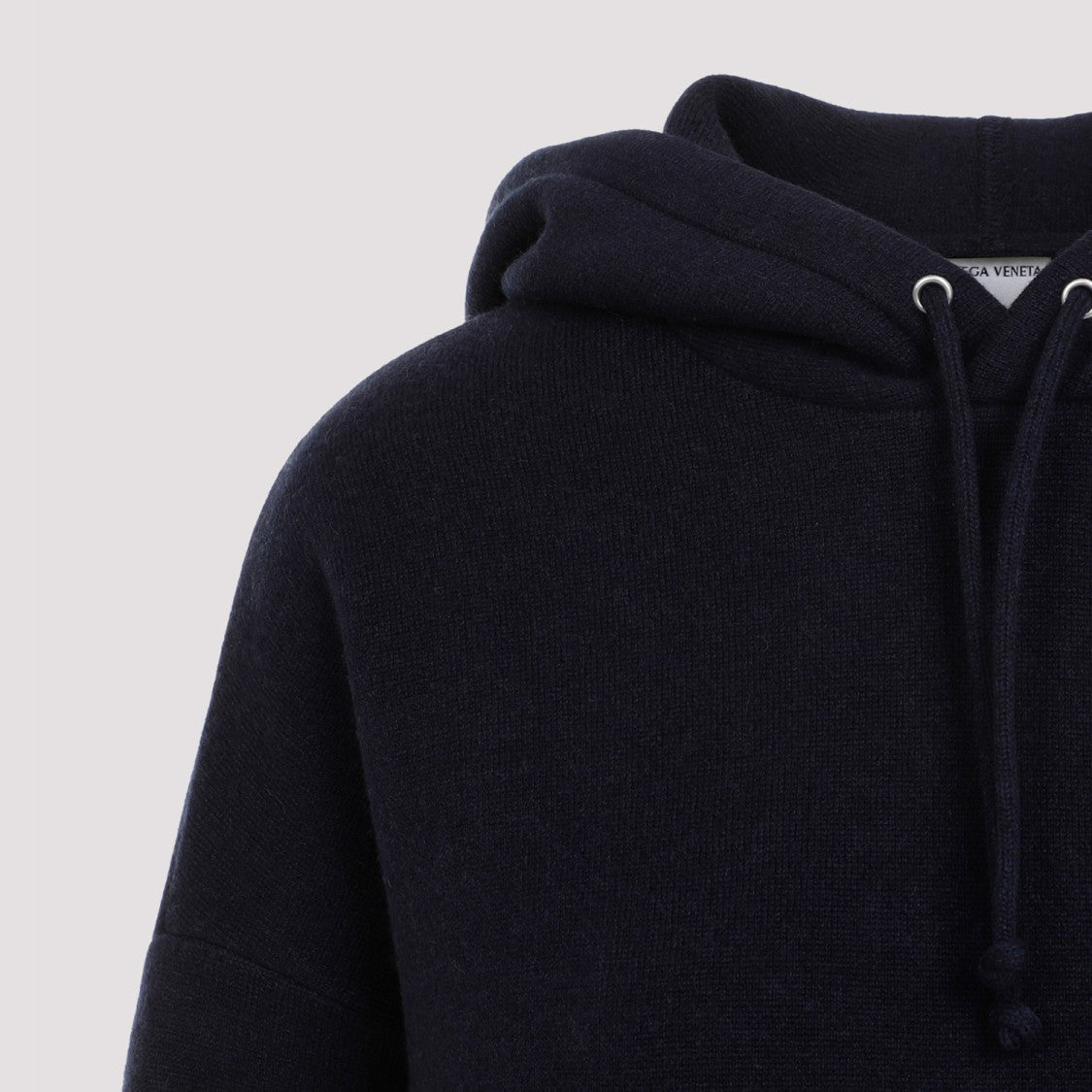 Bottega Veneta Navy Cashmere Hoodie