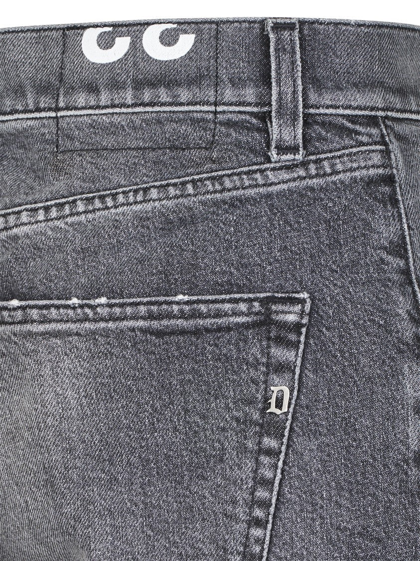 Dondup Iconic Slim Fit Trousers With Classic Five-Pocket Design