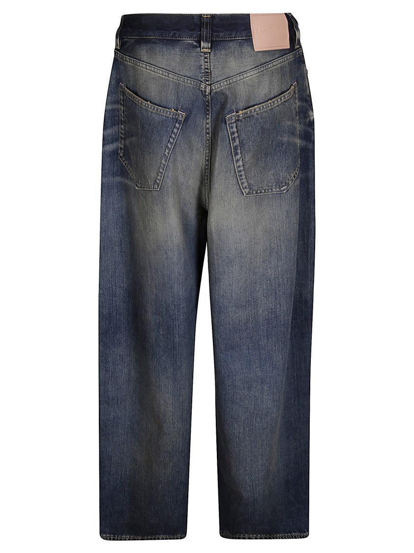 Acne Studios Oversized Medium Wash Blue Jeans