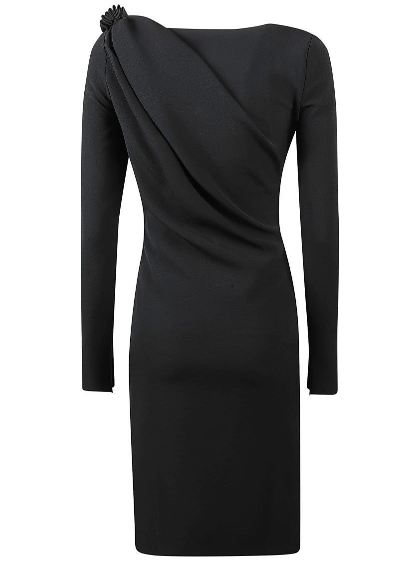 J. W. Anderson Shoulder Drape V Neck Mini Dress